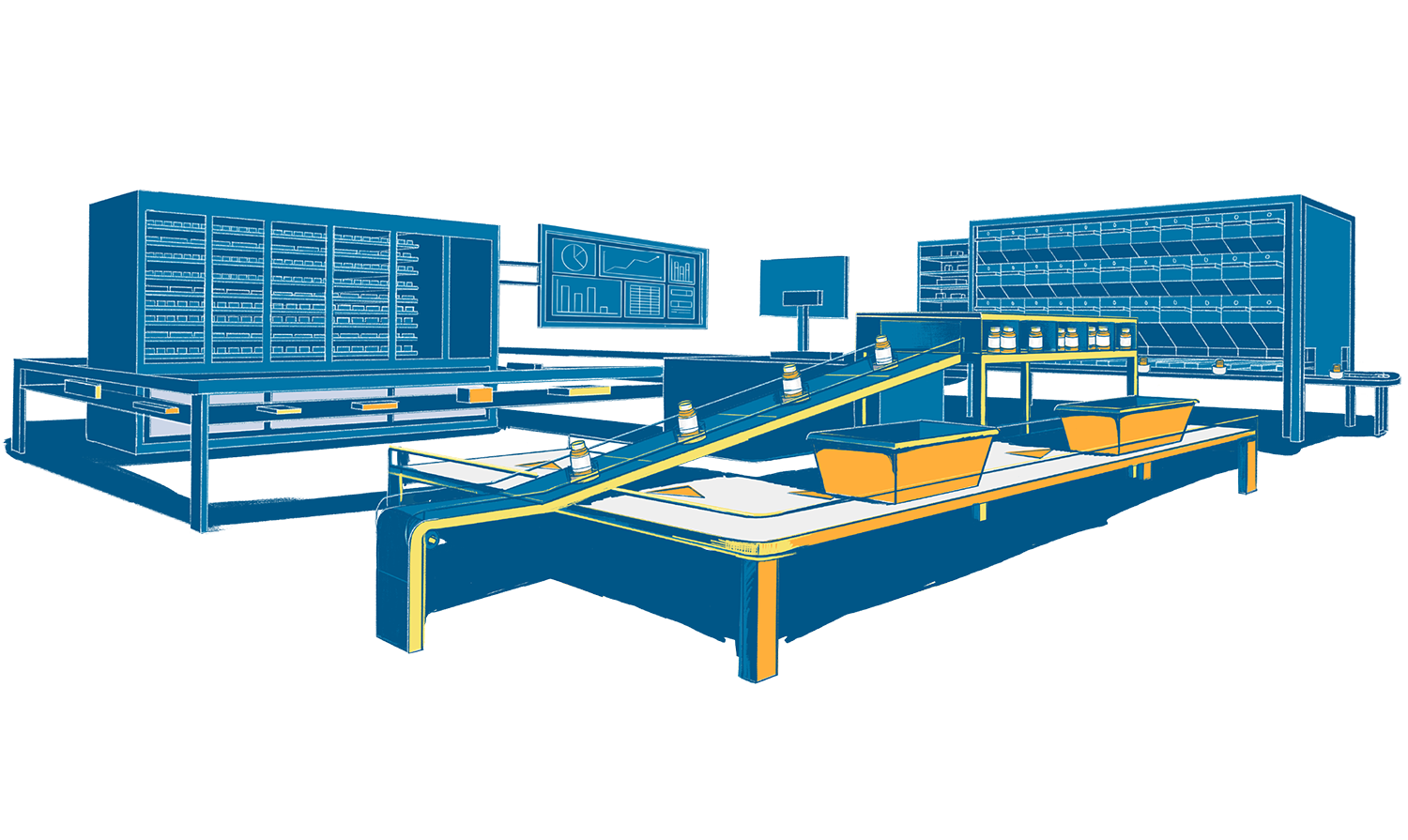 central fill pharmacy automation system