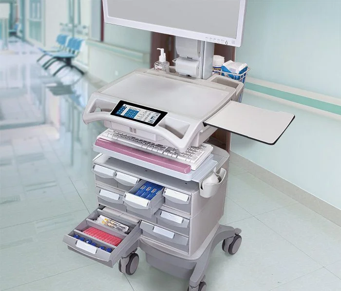 Nurse workstations with enhanced Maneuverability 